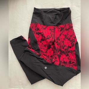 Lululemon train time leggings size 4 - Chinese new year print